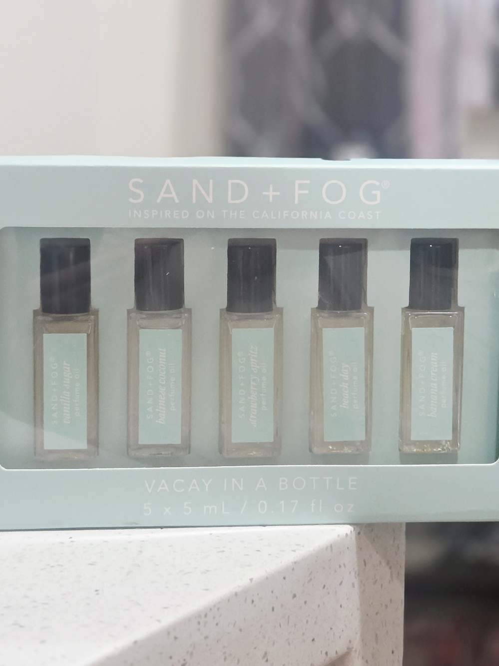 SAND+FOG Vacay in a Bottle Mini Fragrance Set - Perfume Oil x5